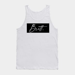 Britt Name, Britt Birthday Tank Top